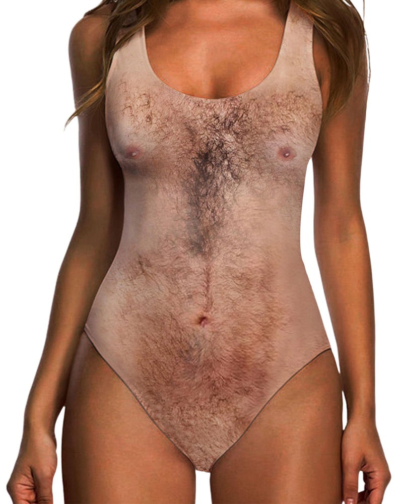 RAISEVERN One Piece Swimsuit for Women Funny Swimwear Swimming Bathing Suit Bodysuit - Image 1